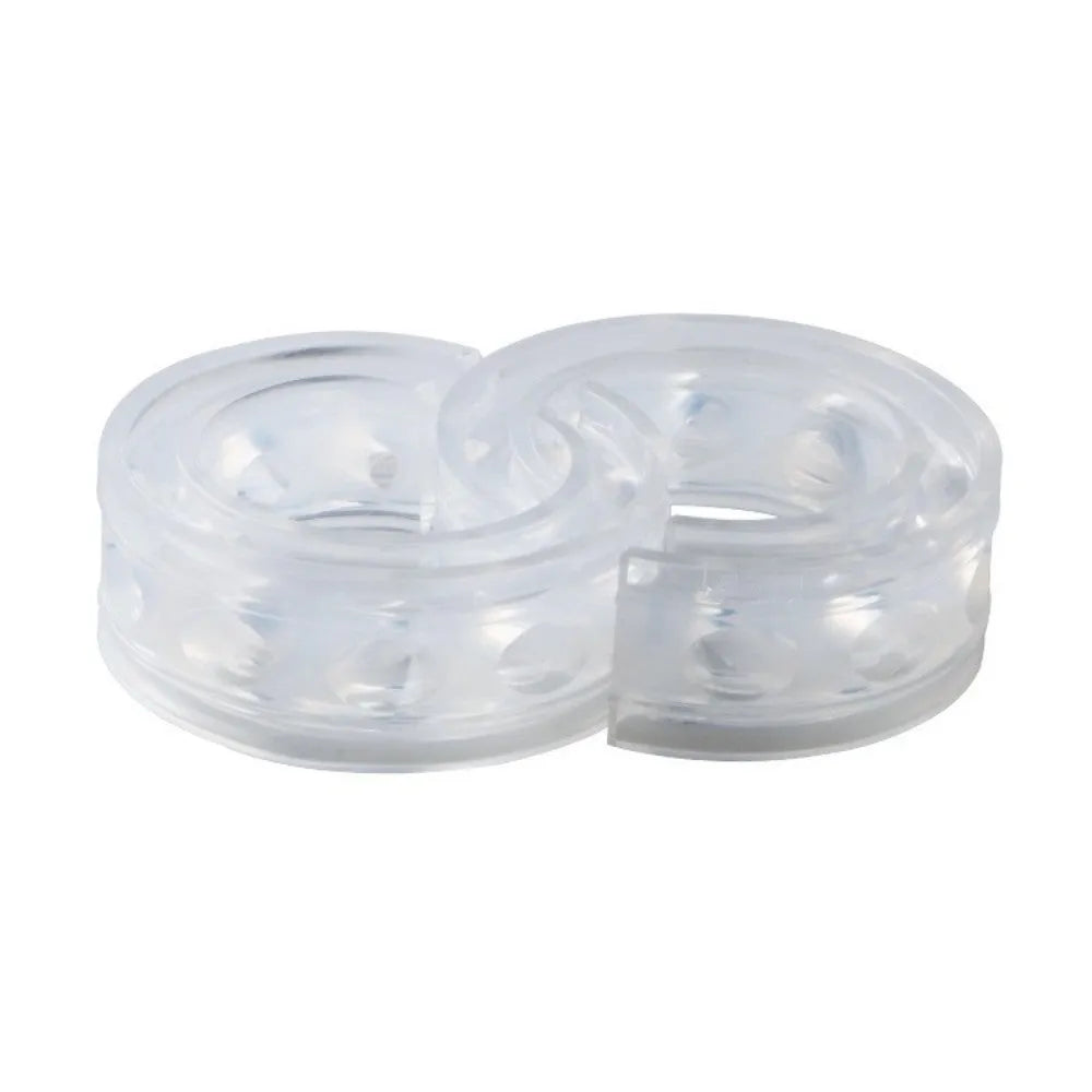 Transparent rubber shock absorber buffer for car spring modification