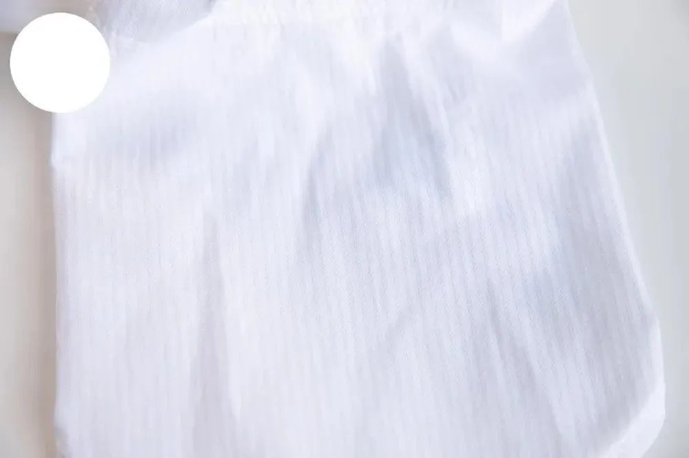 White formal autumn and winter pet shirt for dogs and cats, sizes 2XS to 3XL, cloth and shirt lining