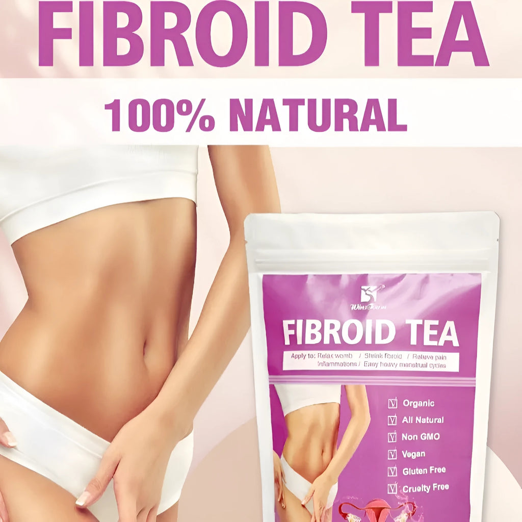 Pack of Winstown Fibroid Herbal Tea bags with C83 packaging.