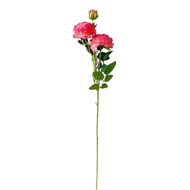 Artificial silk peony flower arrangement for living room decor centrepiece