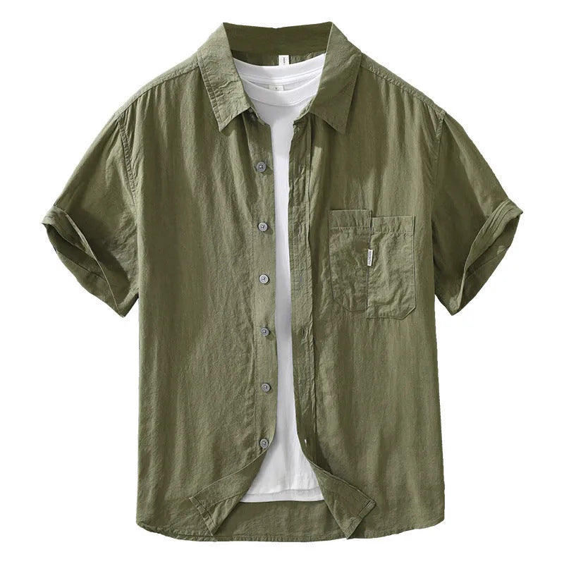 Women's loose cardigan-style top in lyocell fabric, shown in black, green, and purple colour options