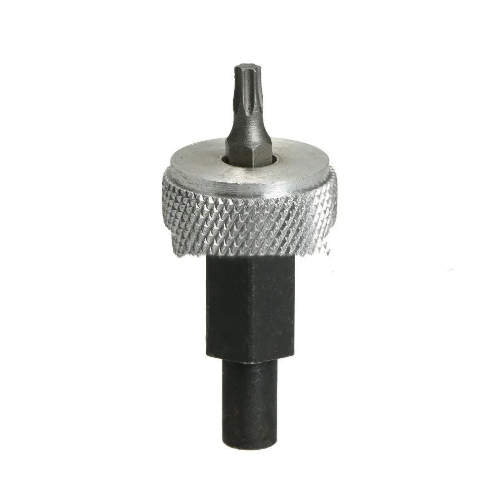 Carbon steel ignition module wrench with knurled aluminium knobs for removing 7/32" hex bolts and T20 star drive heads
