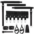 Yoga Gymnastic Bar 180 Pounds TPE resistance band set in pink or black for fitness training