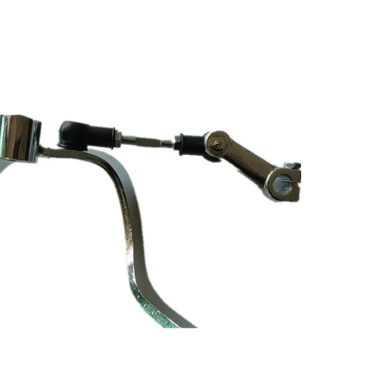 GS125 motorcycle gear lever showing 300mm length and adjustable teeth mechanism