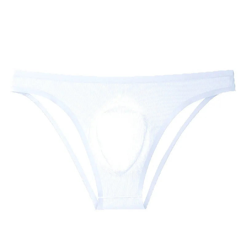 Women's ice silk seamless panties in six colours with low-waist briefs design