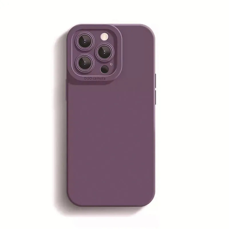 Soft shell TPU phone case with angel eye embossed design, available in six colours for iPhone 6 to 16 Pro Max.