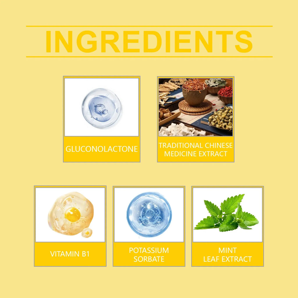 Googeer 60ml body treatment bottle with Chinese herbal extract measuring 3.3cm wide
