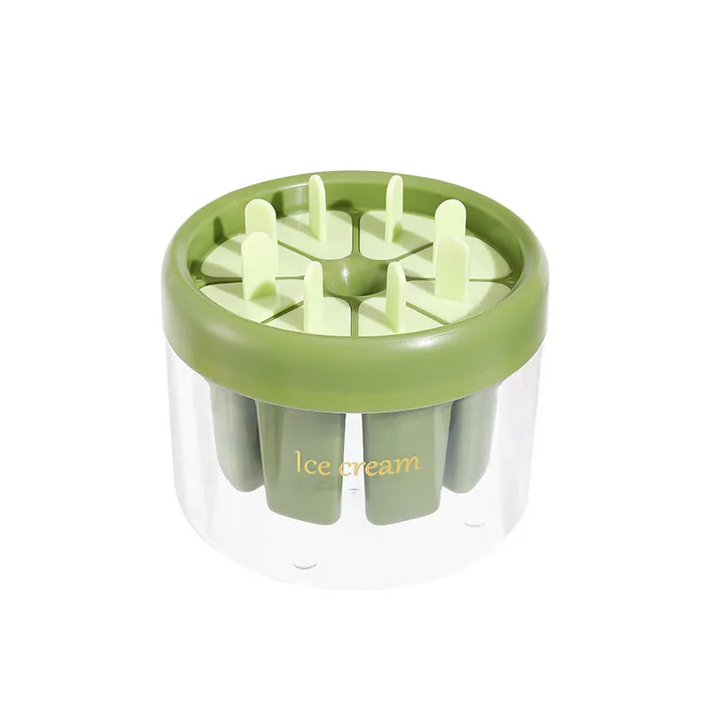 Orange or green popsicle ice cream mould for homemade frozen treats measuring 13.2cm