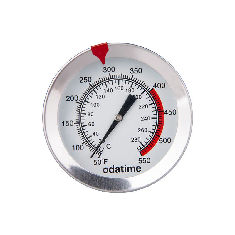Stainless steel food thermometer with 300mm probe for oven, oil and liquid temperature measurement