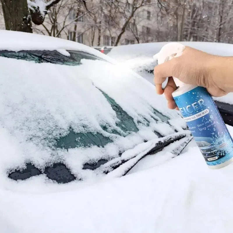 250ml bottle of car windscreen deicer spray for winter ice removal