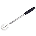 Yellow 8-section stainless steel retractable golf ball picker, 2 metre telescopic pole, folds to 43 x 8 x 5 cm