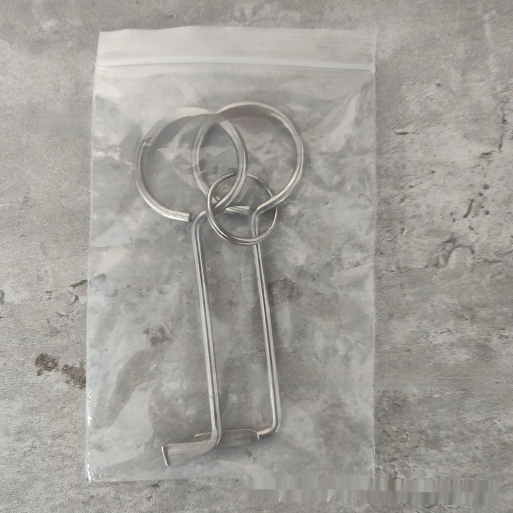 Two alloy wrench tools, each 15cm long, for universal household repairs in the UK