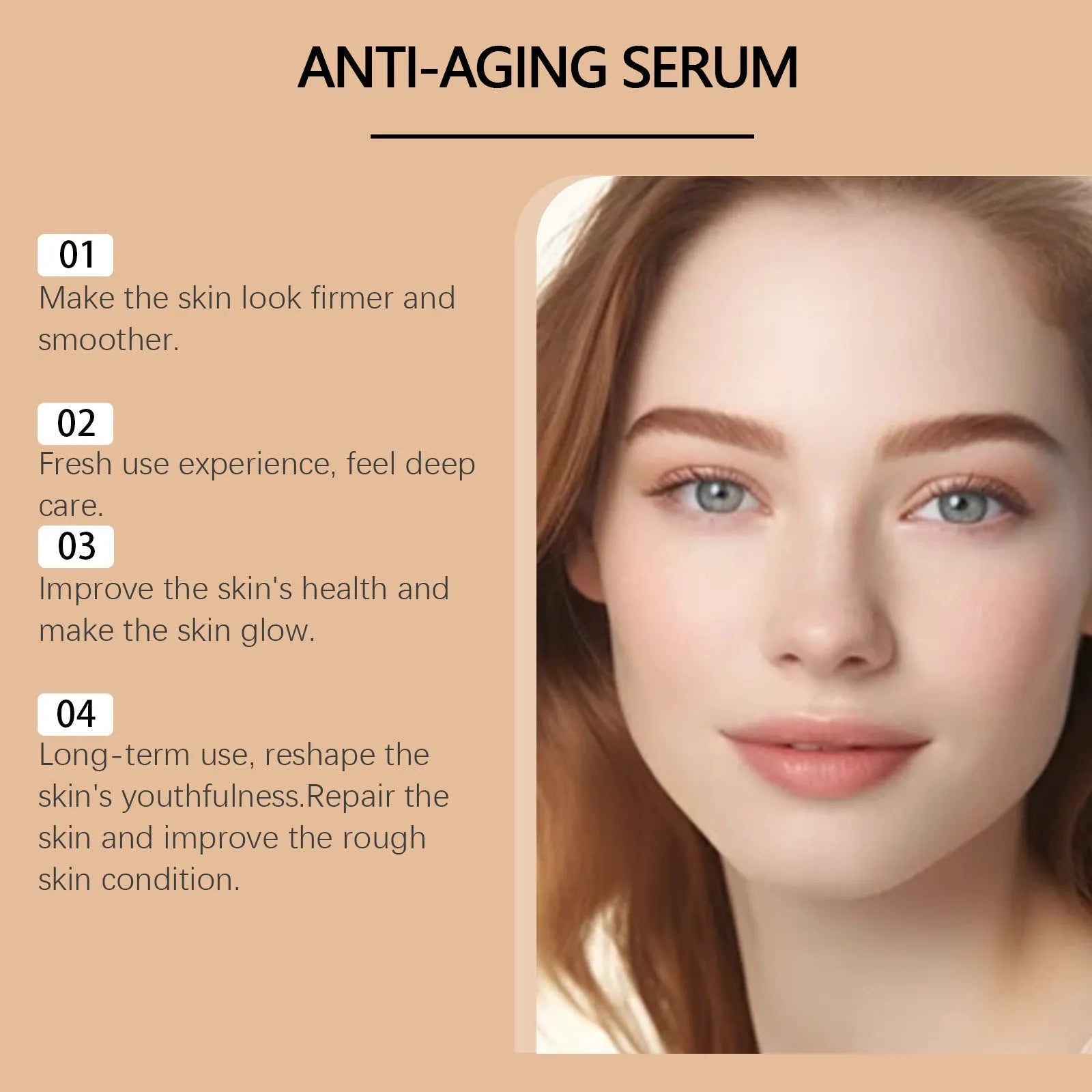 30ml bottle of anti-ageing facial essence containing hyaluronic acid and bee venom
