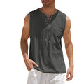 Men's slim fit pullover with a stand collar in a dark grey colour.