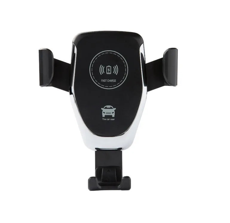 Car wireless charger with automatic clamping, 18W fast charging, black or white colour, for iPhone models