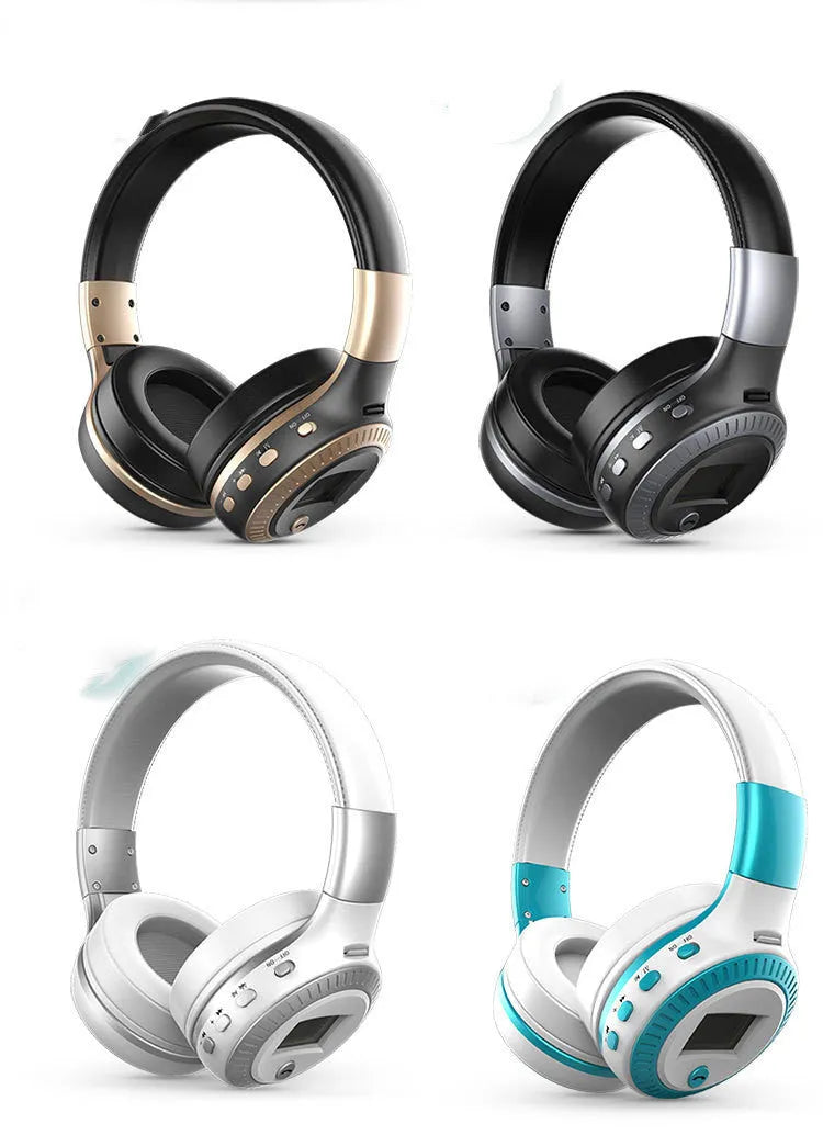 Blue or silver ZL B19 Bluetooth 5.0 wireless stereo headset for computer gaming and calls