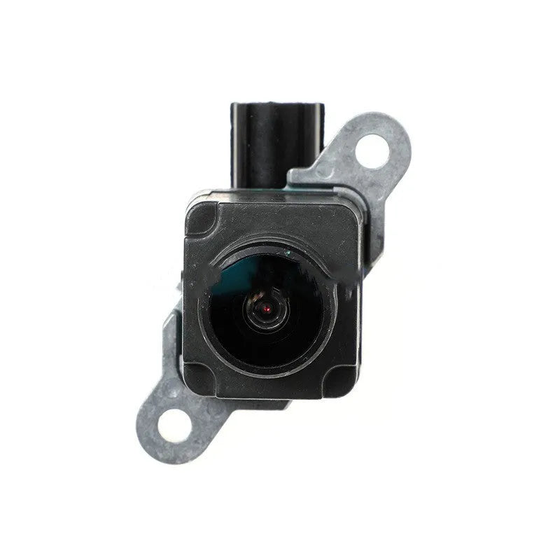 Black plastic rear view reversing camera for Dodge trucks with rotating lens adjustment