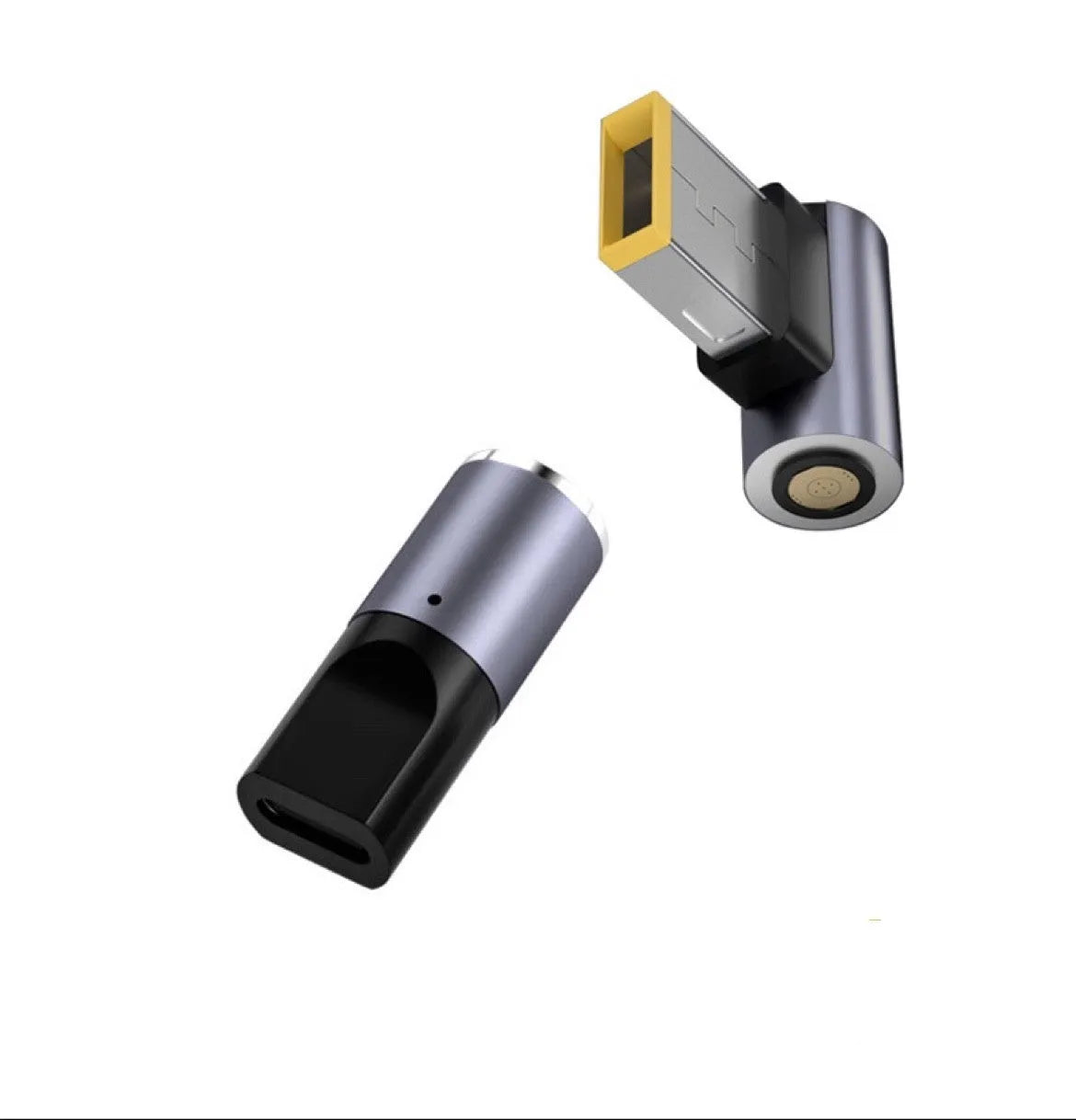 Lenovo Type-C to Square Port magnetic charging cable showing 1.8m length and magnetic connector