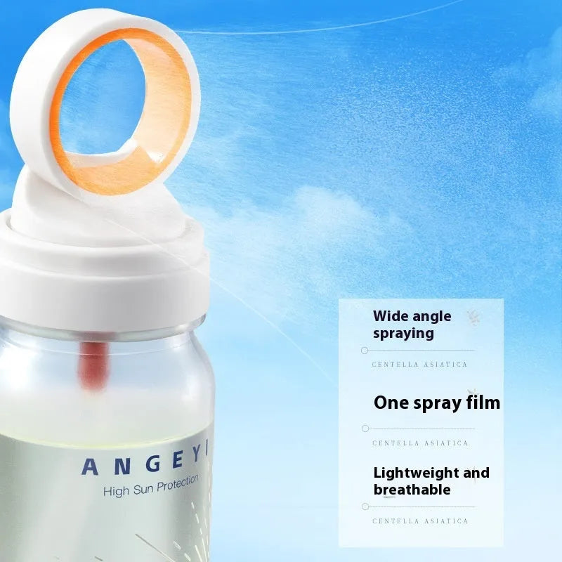 Crystal Sunscreen Spray SPF50 90ml container for full body UV protection