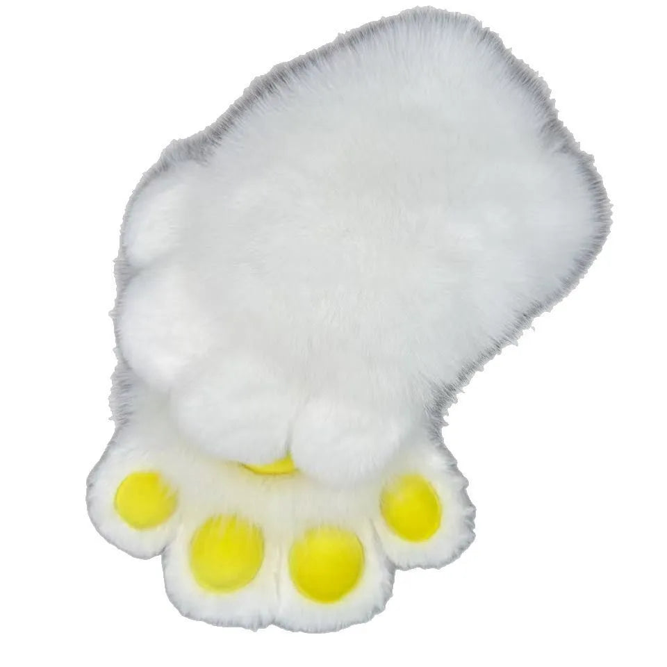Nylon animal claw cosplay gloves in multiple colour options with free size fit and decorative extensions