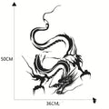 Dragon design car sticker for vehicle front end customisation in multiple colours