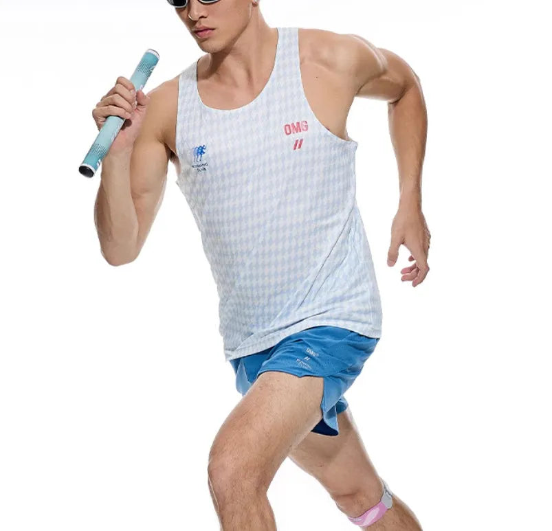 Running shorts in Mysterious Black with laser punching stitching and four-sided stretch fabric, sizes 2XL to XL.