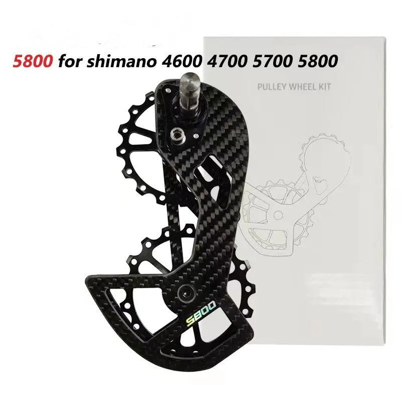 LTWOO rear derailleur pulley wheels with 13T and 18T jockey wheels for Shimano R7000 compatibility