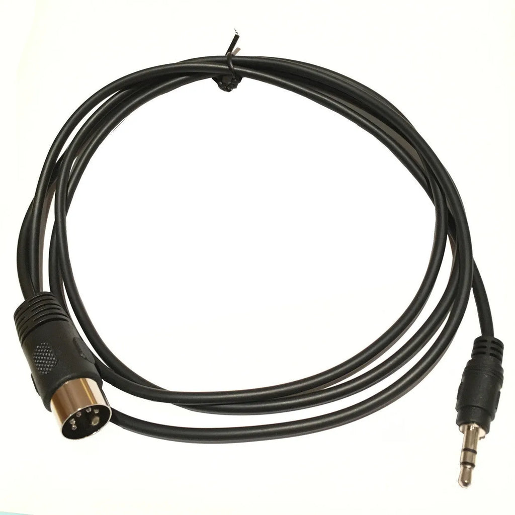 3.5mm audio plug rotary wiring cable with bare copper core and copper wire, single audio line