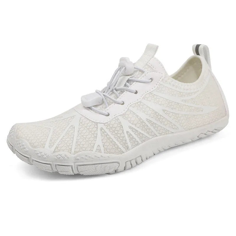 Casual low-top sports running shoes for men and women with lace-up front and multi-colour options