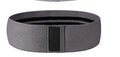 Fabric resistance band in selected colour with 76 cm length and 8 cm width, showing tension level and storage bag