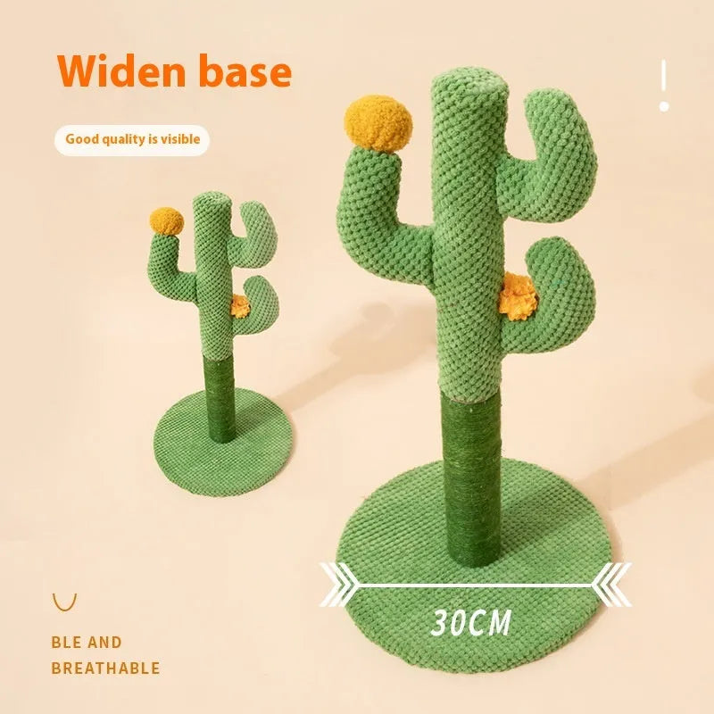 Masson cactus cat scratch board with 50x30cm sisal scratching surface and climbing frame design for cats