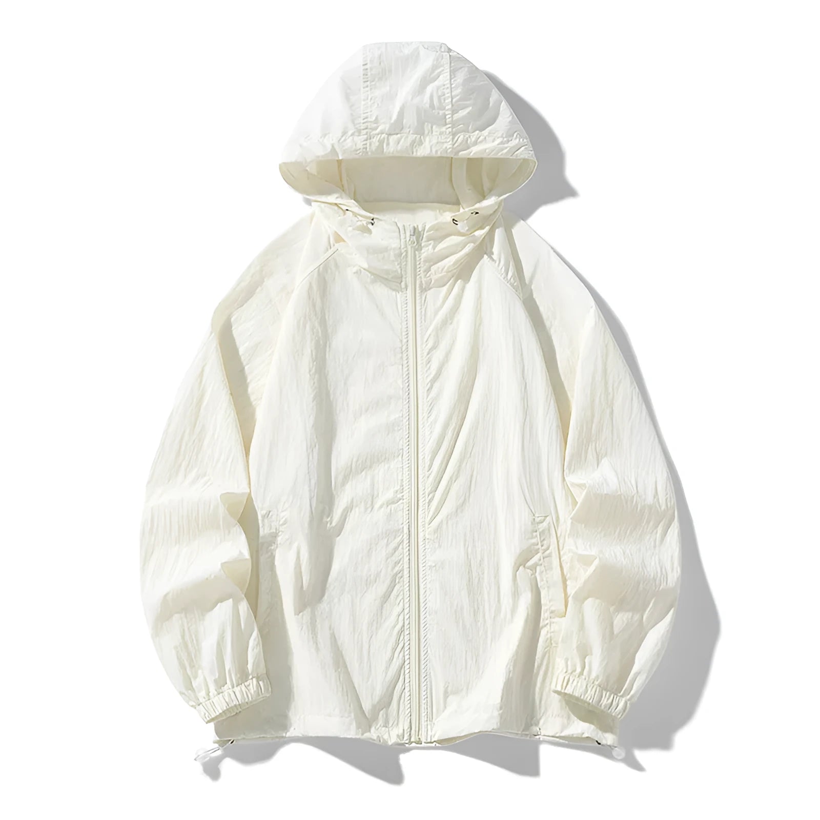 Thin nylon blend loose fit sports coat in various colours for outdoor leisure