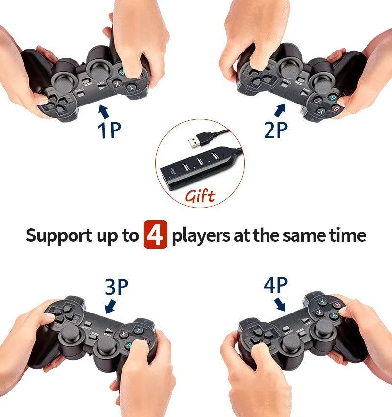 Super ConsoleX wired USB game controller with SNES-style button layout and USB cable