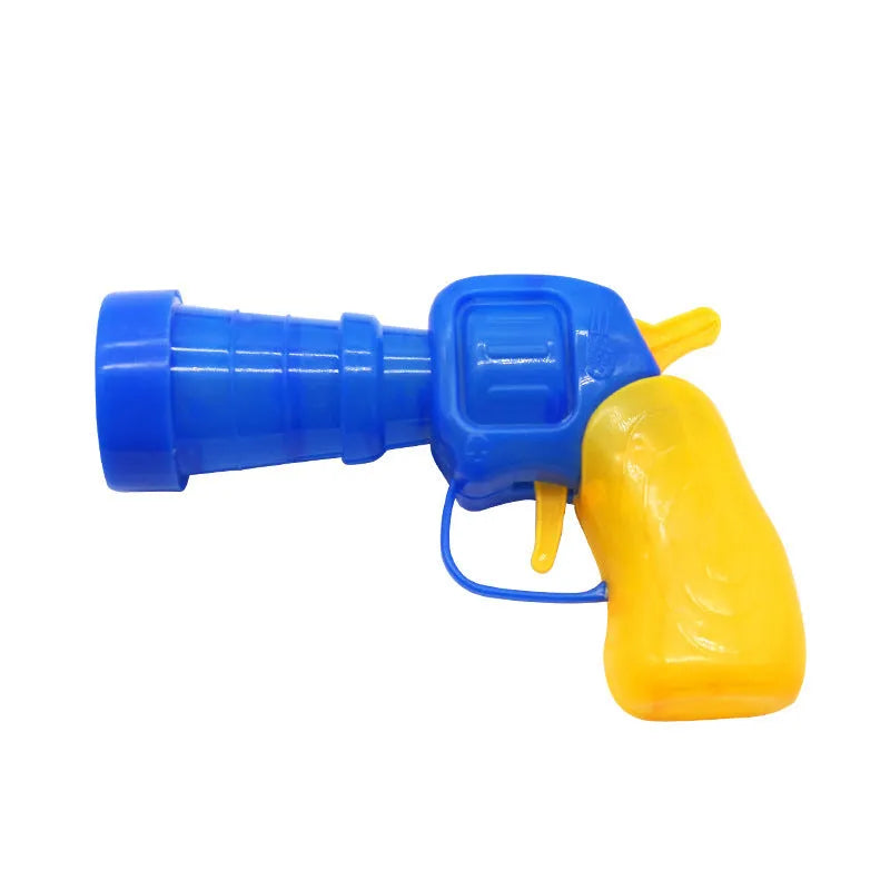 Plush ball toy gun for pets with yarn balls, 30cm launch gun with shooting mechanism