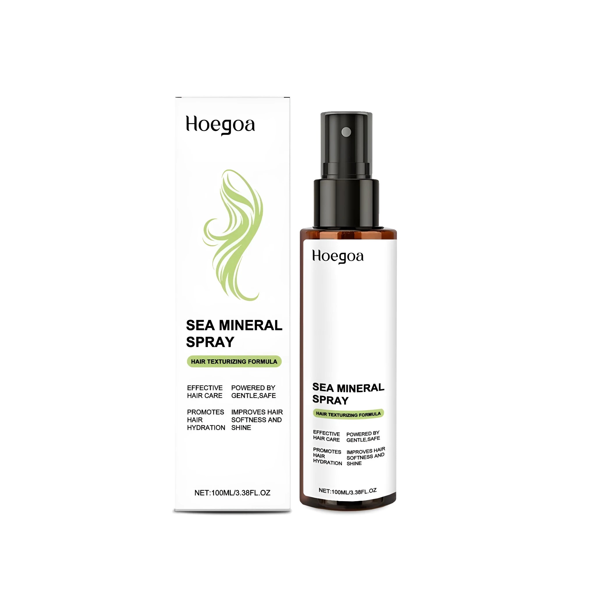 100ml ocean moisturising hair care spray bottle with spray mechanism