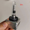 Xenon automotive lens lamp with aluminium alloy shell and quartz tube, showing D1S/D1R specifications for vehicle lighting systems