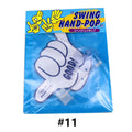Car dynamic swing jasmine flower aromatherapy pendant with cartoon hand on fixed bracket