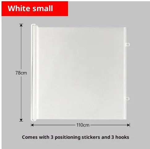 Automatic telescopic fabric pet fence in White or Black, Large 130 x 78 cm or Small 110 x 78 cm, indoor anti-jump barrier.