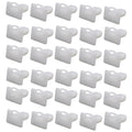 Automobile plastic nails and buckles in D318 colour, made from PA66 material, pack of 60 pieces for vehicle interior fastening