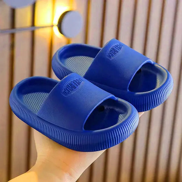 Children's EVA slippers in mixed colours with 1.5cm non-slip soles, sizes 15.5cm to 21.5cm