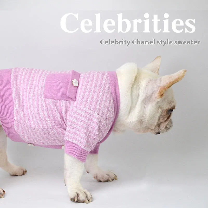 Classic wool schnauzer clothes for autumn and winter in sizes S, M, L