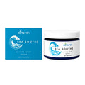 118g jar of barrier repair cream with mint leaves and shea butter for face and body.