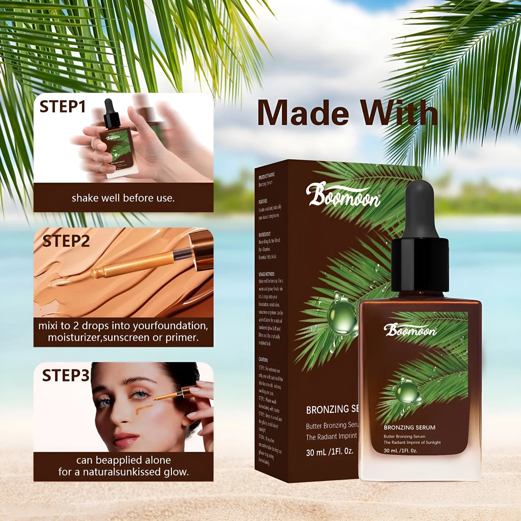 Bronze Black 30ml lash extension care solution bottle
