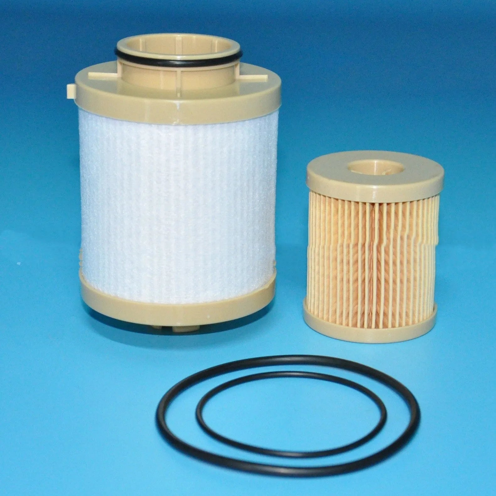 FD4616 diesel fuel filter for Ford trucks, 106mm height, 84mm diameter, compatible with 6.0L engines
