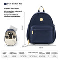 Green polyester shoulder camera bag for women with a curved strap and front patchwork panel.