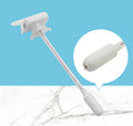 Blue handle pumping water device with 32.5cm straw for transferring milk and beverages between containers