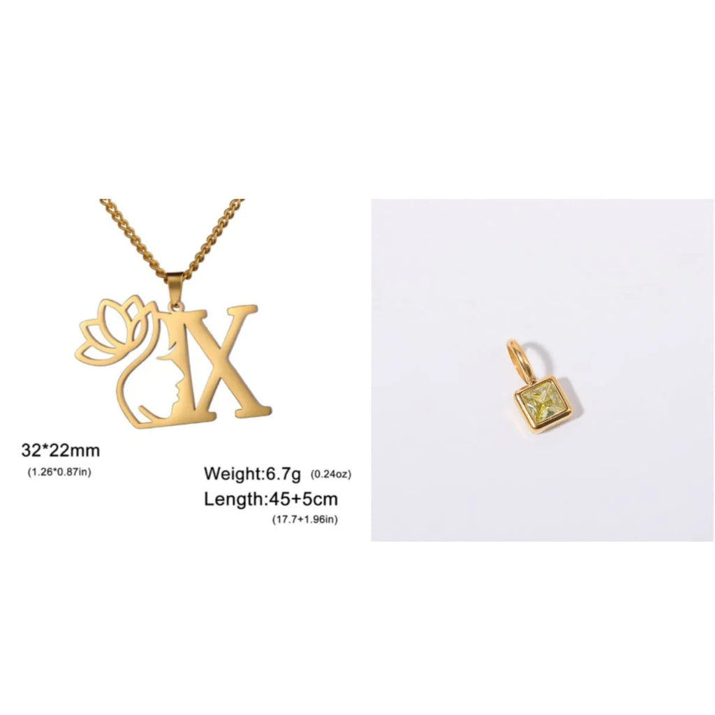 Stainless steel cross chain necklace with electroplated finish in gold or silver tone, showing pendant attachment and link detail