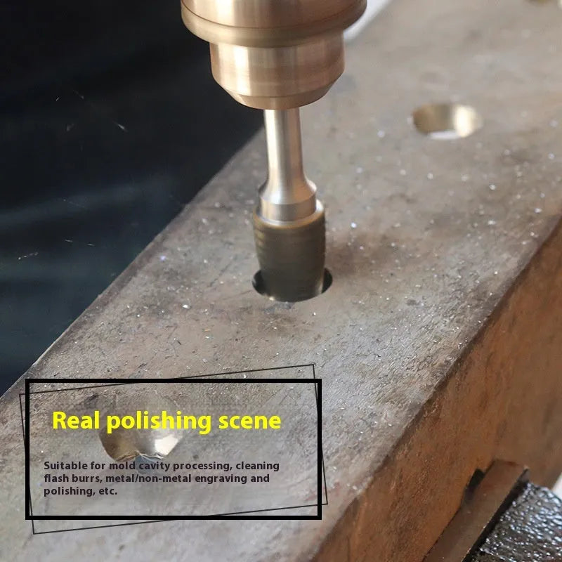 F-shaped tungsten steel rotary burr with alloy blade for grinding and engraving, single sink or double slot tooth shape