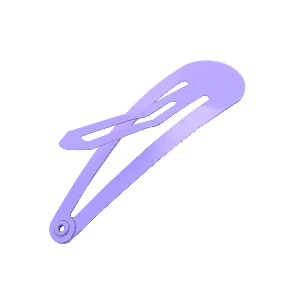 80 metal hair clips in 20 colours, showing 2-inch non-slip barrettes laid out on a surface.