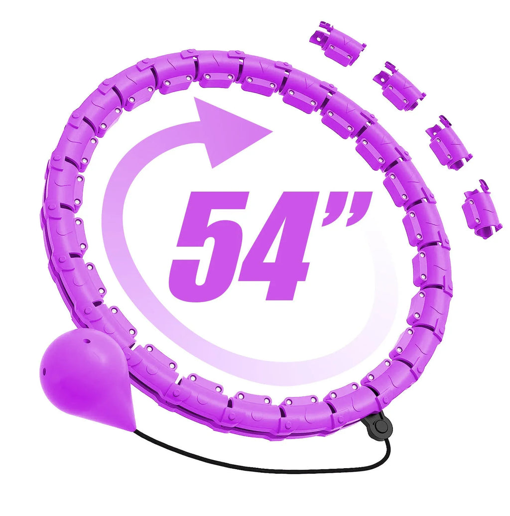 ABS plastic massage soft ball in pink blue or purple with detachable waist design for fitness